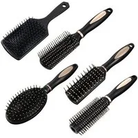 Fanshiontide Haarbürsten-Set 5er Haarbürsten Set ohne Ziepen für Frauen Männer Locken Lange Haare