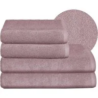 Beautex Handtuch Set, Premium Frottier Sets, 100% Baumwolle 550g/m², Multischlaufen-Optik, Frottier, saugstark, weich, flusenfrei, schnelltrocknend, schadstoffgeprüft