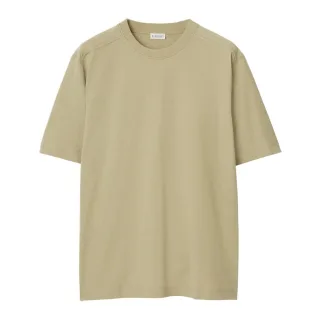 Burberry - Oversize-T-Shirt mit Rundhalsausschnitt in Neutralbeige