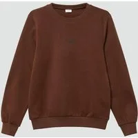 s.Oliver Sweatshirt Sweatshirt Kuscheliges Sweatshirt mit Rücken- und Frontprint