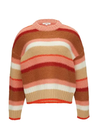s.Oliver Red Label - Pullover aus Wollmix im Relaxed Fit rot - Gr. - 38