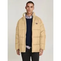 Tommy Jeans Steppjacke TJM POLY PUFFER EXT Winterjacke mit Stehkragen, gefüttertes Teddy, Innentaschen