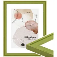 WANDStyle Bilderrahmen H120, Grün, gemasert, aus Massivholz im Stil Klassisch