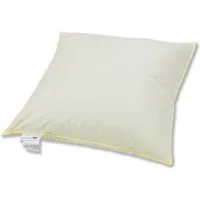 Vitaschlaf Gänsedaunenkopfkissen Vitaschlaf® Daunenkissen 100% Gänsedaune, Füllung: 100% Gänsedaunen, Bezug: Baumwolle, Seitenschläfer, Bauchschläfer, Rückenschläfer, OEKO-TEX Standard 100, OEKO-TEX SteP, Nomite-Siegel