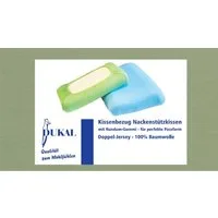DUKAL Kissenbezüge Nackenstützkissen, aus hochwertigem DOPPEL-Jersey, (1 Stück), 30x50 - 35x50 cm, 100% Baumwolle, mit Spannumrandung, Made in Germany