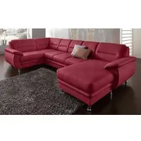 sit&more Wohnlandschaft Mailand U-Form, B: 312 cm, optional Bettfunktion