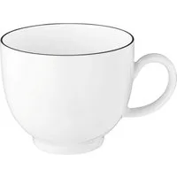 Seltmann Weiden Tasse Lido Black Line, 1-tlg., Porzellan, Kaffeeobertasse 0,22 l