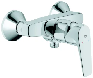 Grohe EH-Brausebatterie BauFlow 23755 Wandmontage chrom, 23755000 23755000