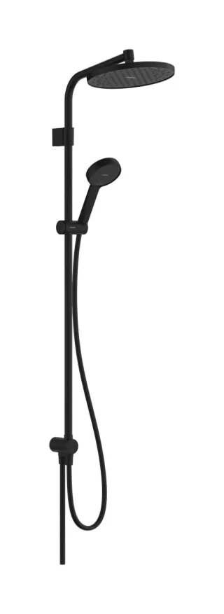Hansgrohe Activera S Showerpipe 240 1jet EcoSmart Reno Varia mattschwarz, 28074670 28074670