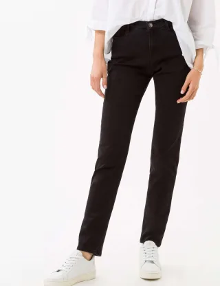 Brax Damen Five-Pocket-Hose Style MARY, denim schwarz, Gr. 34