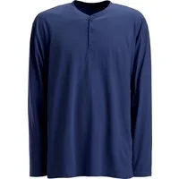REDBEST Pyjamaoberteil Herren-Langarmshirt Single-Jersey Uni