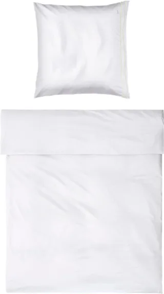 Möve Bettwäsche "Möve Noblesse Bettwäsche Set" 2 Stk. mit eleganten Biesen
