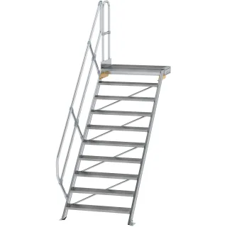 Munk Treppe mit Plattform 45° Stufenbreite 1000 mm - 600470