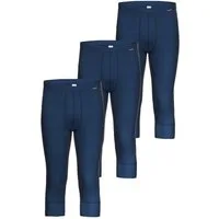 Ammann Lange Unterhose 3er Pack Hose 3/4 Lang mit Eingriff Day Classic / (Packung, 3-St) mit eingriff