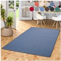 OTTO home Teppich Fortis, Schlinge, Made in Netherlands, rechteckig, Höhe: 5 mm, Uni Farben, gekettelt, auch als Läufer, strapazierfähig, Wohnzimmer