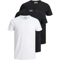 Jack & Jones T-Shirt Basic O-Neck (3-tlg., 3er Pack) etwas länger geschnitten, nicht zu kurz