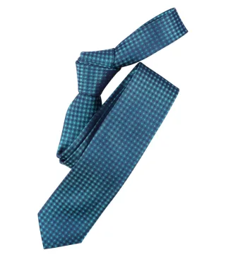 VENTI - Krawatte 6cm gemustert blau - Gr. - OS