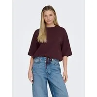 ONLY Kurzarmpullover ONLSITERI SS LOOSE TIE O-NECK TOP CC KNT