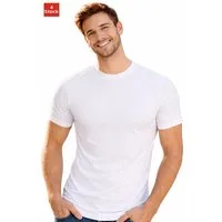 DDOnlineShop T-Shirt 4er-Pack Herren Basic O-Neck Rundhals –weiß Baumwoll Kurzarmshirts (Packung, 4-tlg., 4er-Pack) Premium Qualität-aus 100% Baumwolle