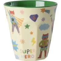 rice Becher Rice Melamin Medium Becher - Super Hero Grün 250ml, 1-tlg., Melamin