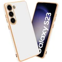 Cadorabo Handyhülle für Samsung Galaxy S23 Hülle Samsung Galaxy S23, Schutzhülle - TPU Silikon Hülle - mit Kameraschutz