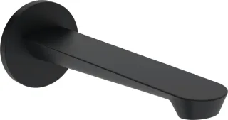 Hansa Auslauf HANSAGENESIS 3750 Rosette rund, L=180 Ausladung 185 mm DN15 Matt-Schwarz, 3750210033 3750210033