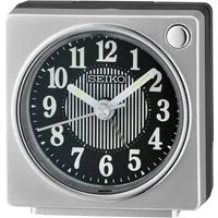 Seiko Quarzwecker QHE197S Wecker, Reisewecker, Schlafzimmer, Leuchtzeiger, Piepalarm