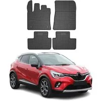 OMAC Auto-Fußmatten für Renault Captur 2019-2025 Gummimatten Schwarz 4 tlg (4 St), für Renault Captur 2019-2025 Renault Captur 2019-2025, Antirutsch,Wasserfest,Einfache Installation