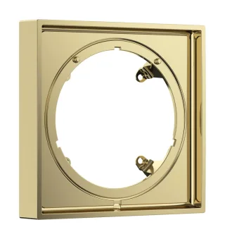Hansgrohe Verlängerungsrosette AXOR ShowerSelect ID eckig 22 mm polished gold optic , 13645990 13645990
