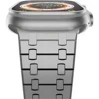 S&T Design Smartwatch-Armband Apple Watch Armband Ultra 2 49mm 45mm 44mm 42mm, Ersatz Solides Edelstahl Gliederarmband für iWatch Armband