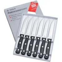RÖR Brotzeitmesser 6 Stück Jausenmesser Tafelmesser Brotzeitmesser