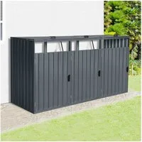 KONIFERA Mülltonnenbox Santander, BxTxH: 240x80x122 cm