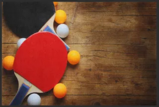 Fussmatte Tischtennis 4596 | Größe: 60 cm x 45 cm