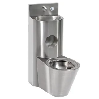KWC Aquarotter Sanitärkombination, HEAVY DUTY, Edst., Hw.-Mont., SPK, elektr., WC mi., 2000100957 2000100957