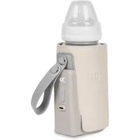 lionelo Babyflaschenwärmer THERMUP GO PLUS, Schnelles Erhitzen - 5 Temperaturen/3000mAh/USB-C