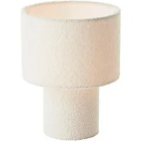 LeGer Home by Lena Gercke Tischleuchte Debora, ohne Leuchtmittel, Teddy-Stoff, Höhe 30 cm, Ø 23 cm, E27