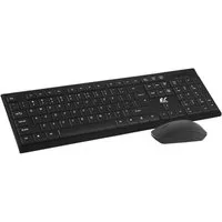 NanoRS RS580 QWERTY ergonomische Tastatur (Kabelloses Tastatur- und Maus-Set QWERTY)