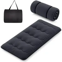 Futonmatratze, COSTWAY, 10 cm hoch, Futon Matratze, Tatami-Matte, Klappmatratze, 90x200cm