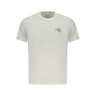 Calvin Klein Weiß Baumwolle Herren T-Shirt