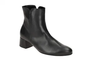 Gabor 8036.01.004 Damen Stiefeletten schwarz Echtleder Blockabsatz