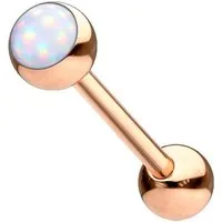 Taffstyle Piercing-Set Zungenpiercing Chirurgenstahl Hantel Barbell mit Epoxy Stein