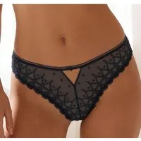 LASCANA String Fabia aus edler Stickereispitze in dezent transparenter Optik