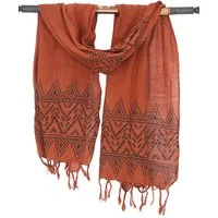 Guru-Shop Halstuch Handgewebtes Baumwolltuch mit Tribalmuster,..