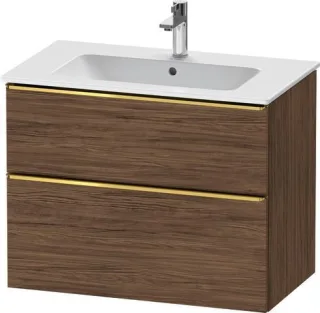 Duravit D-Neo Waschtischunterbau wandhängend Nussbaum dunkel Matt 810x462x625 mm - DE4362034210000 DE4362034210000
