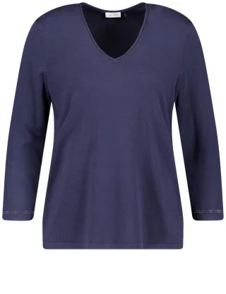 GERRY WEBER Collection - Pullover blau - Gr. - 40