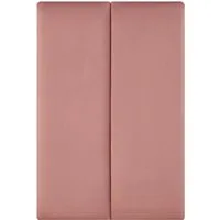 neu.haus Wandpolster, (Set, 2 Stück), »Carpino« Wandkissen Samt 90 x 30 cm Rosa