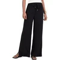 LIPSY Palazzohose Lipsy Hose mit weitem Bein und Leinen, Regular (1-tlg)