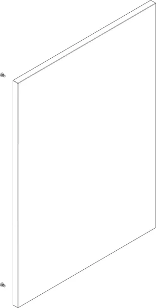 Hansgrohe Xilesa Front 605x430 R/L Eiche Kaschmir , 92073550 92073550