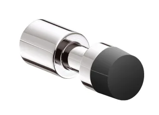 emco system 2 Haken mit Türpuffer chrom / schwarz, 357721200 357721200
