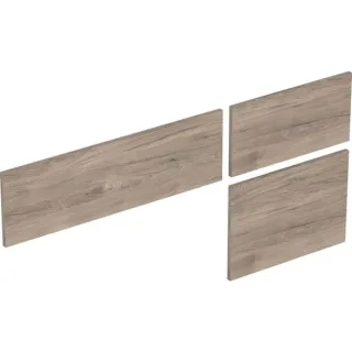 Geberit VariForm Set Schubl.-Front für Unterschrank für Waschtisch, mit 3 Schubl. B=120cm, Nussbaum, 244698001